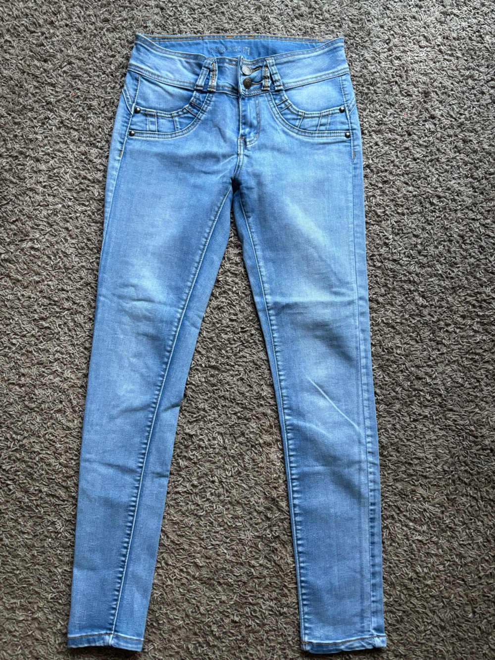 Women’s Light Blue Skinny legging Jeans — Stretch Slim Fit